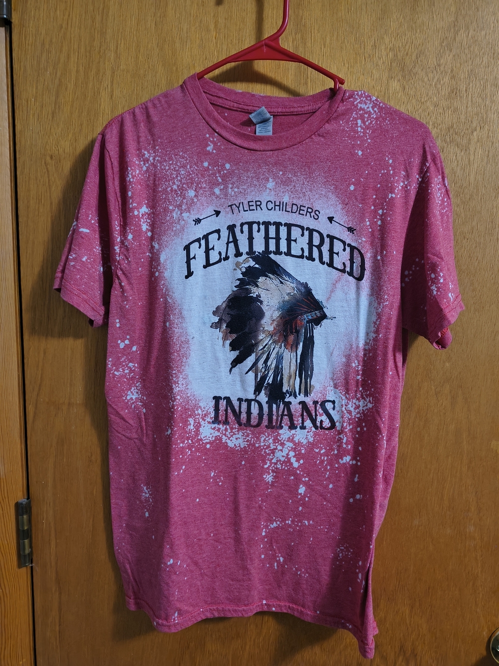 Feathered Indians Graphic Tee - Red